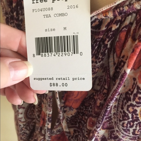 Free people open shoulder NWOT - Picture 7 of 7